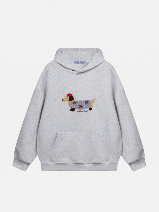 Littlest Dachshund Cartoon Hoodie®