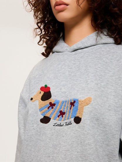 Littlest Dachshund Cartoon Hoodie®