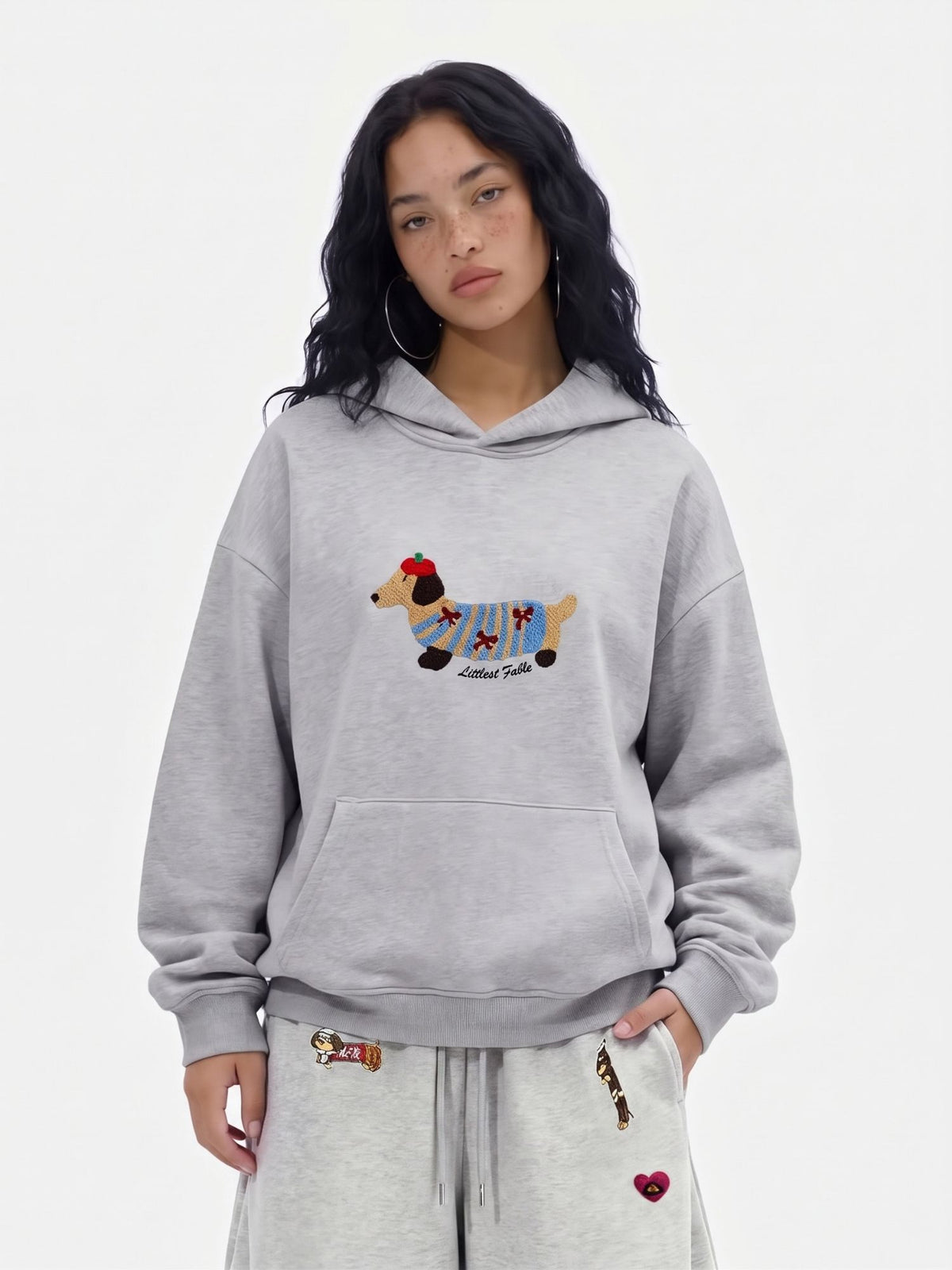 Littlest Dachshund Cartoon Hoodie®