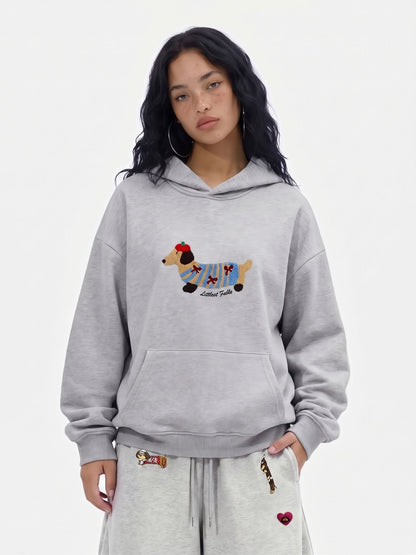 Littlest Dachshund Cartoon Hoodie®