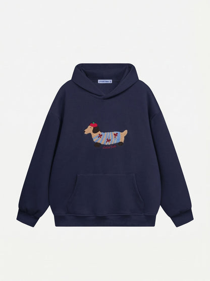 Littlest Dachshund Cartoon Hoodie®