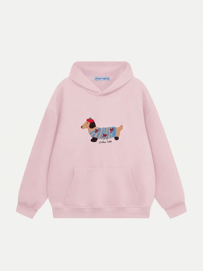 Littlest Dachshund Cartoon Hoodie®